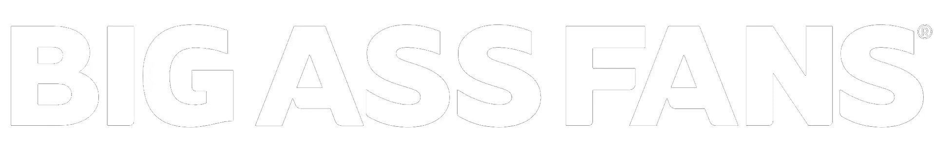 Logo Big Ass Fans Blanco